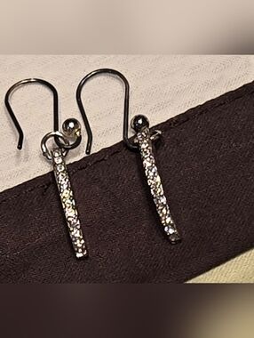 Brighton Vintage Crystal Drop Earrings